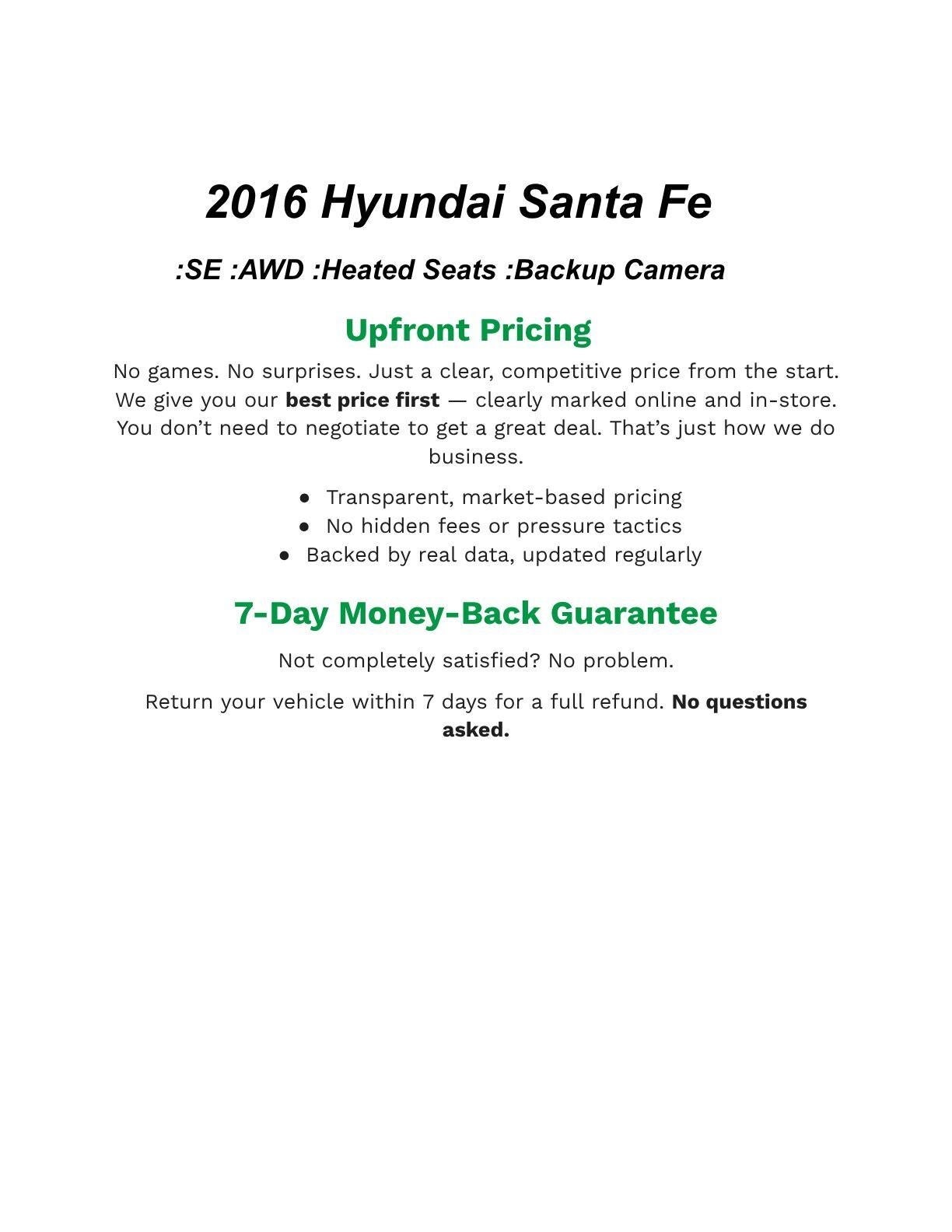 hyundai santa fe 2016 KM8SMDHF7GU140400 image hyundai santa fe 2016 KM8SMDHF7GU140400 image